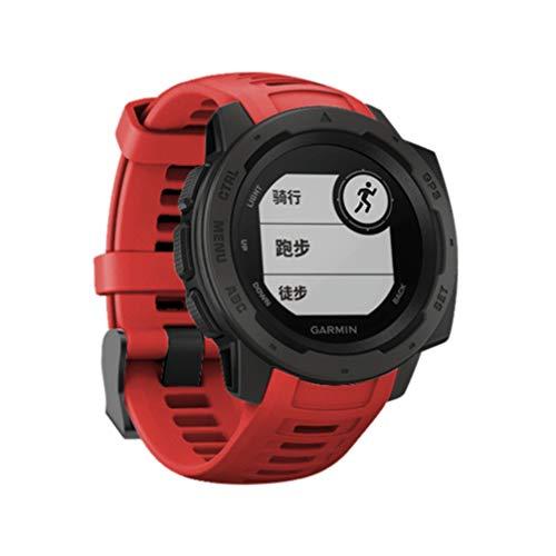 Garmin Instinct バンド/ベルト Comtax 22mm交換用バンド 柔らかいシリコン...