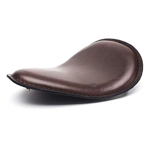 Karun ザーオートバイカスタムソロスプリングブラケットシートハードボトム ート チョッパー ボバ...