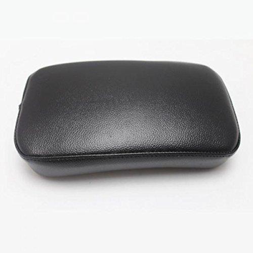 Karun オートバイ ピリオンパッド シート 6サクションカップ 人工皮革製 FOR ダイナ スポ...