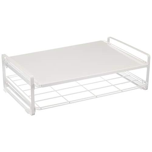 Belca キッチン棚 トースターラック 幅41.3×奥行26.5×高さ12.3 ホワイト TR-W