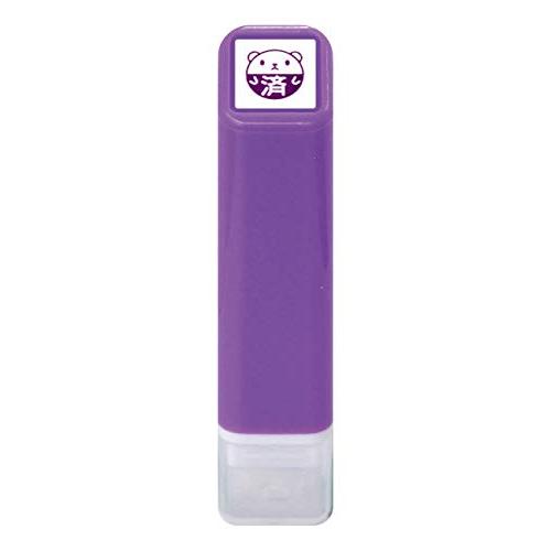こどものかお スケジュール浸透印スタンプ クマ済 0556-663