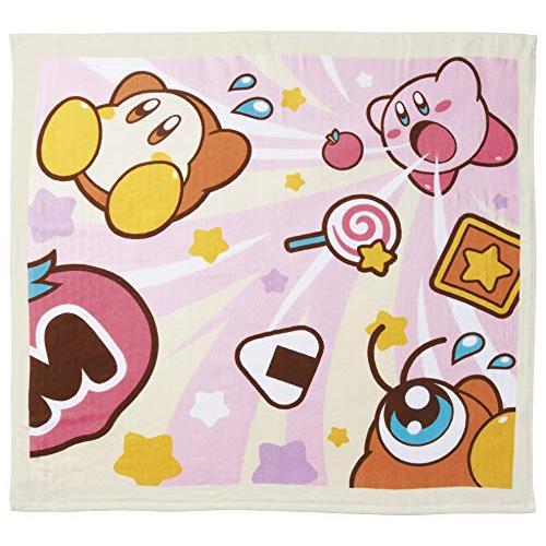 丸眞 ベビー用 湯上げタオル 任天堂 星のカービィ 90×90cm すいこみカービィ 綿100% 4...