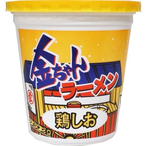 徳島製粉 金ちゃんラーメンカップ 鶏しお 73g ×12個