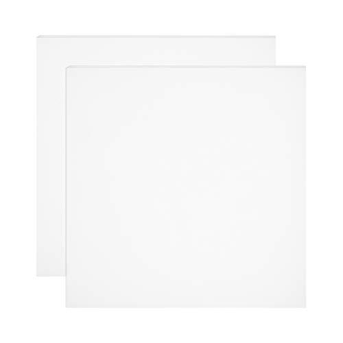 BENECREAT 2枚白色250x250mm シリコンゴムシート 厚さ1mm 耐熱 スケットボード...