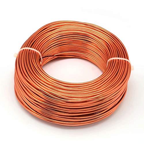 長さ約200m/500g 線径1.0mm 針金 アルミ線 アルミワイヤー カラーワイヤー ワイヤーア...