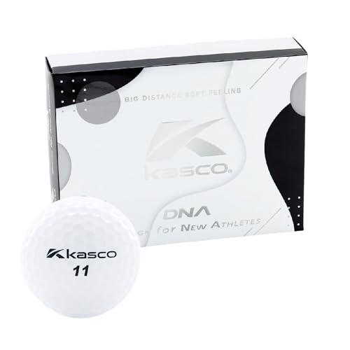 キャスコ(Kasco) ゴルフボール DNA2ピースボール ホワイト ホワイト ダース
