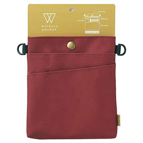 ナカバヤシ ワーカーズポケット ワイド ME-001-R レッド