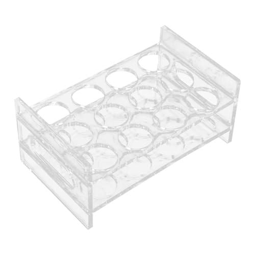 KESYOO ショットグラスホルダー アクリル製 透明 12穴 ディスプレイラック バー用品 家庭用...