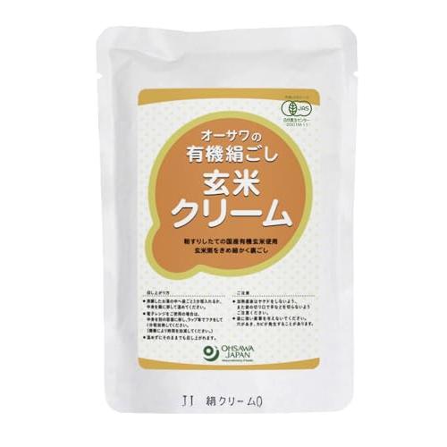 オーサワ　有機絹ごし玄米クリーム 200g　20袋