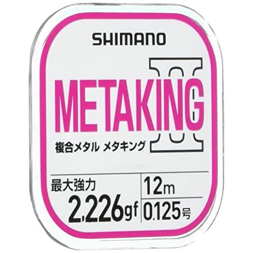 シマノ(SHIMANO) メタルライン メタキングII 2021 LG-A11U ピンク 12m 鮎