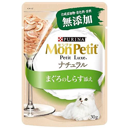 モンプチ プチリュクスパウチ ナチュラル まぐろのしらす添え 30gx12袋