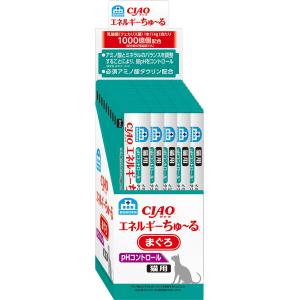 チャオ (CIAO) 猫用おやつ エネルギーちゅ〜る 乳酸菌1000億個 pHコントロール まぐろ味...