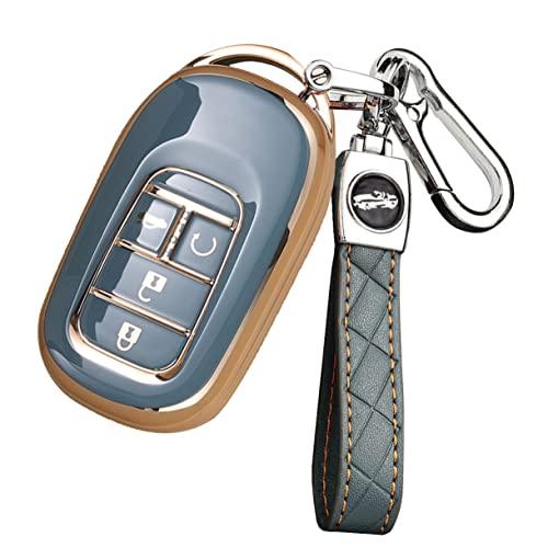 [SANRILY] キーホルダー スマートキーケース キーカバー HONDA向けの キーケース 新型...