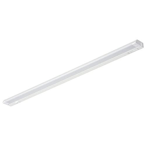 オーム電機 LEDイーブライトスリム多目的灯 コンセント式 昼光色 14W 857mm スリム キッ...