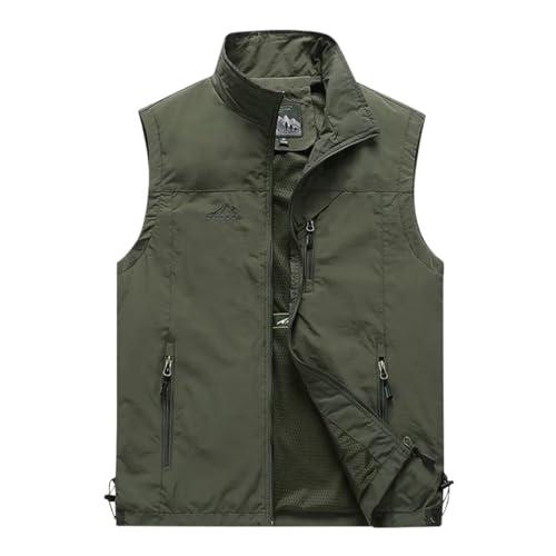 [ｉｎｏｔｅｎｋａ] M-7XL メンズ ベスト アウトドア 釣り 撮影 登山 メッシュ ベスト 作...