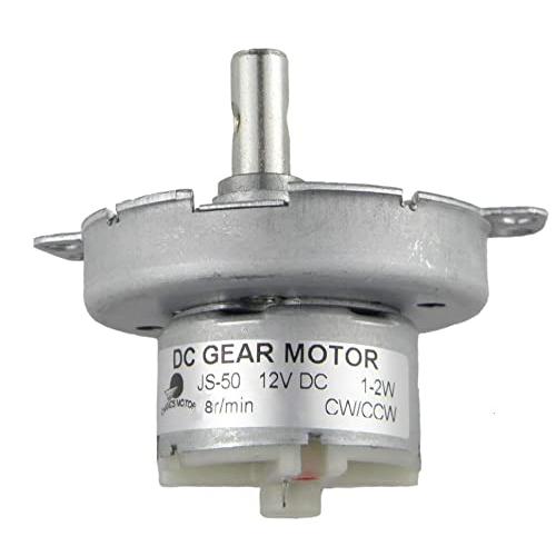 CHANCSファンモーターのためのDCのギヤモーター電動機JS-50 12V DC 8RPM CW/...