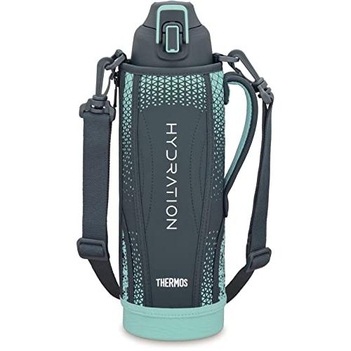 サーモス 水筒 真空断熱スポーツボトル 1.5L ネイビーミント 保冷専用 FHT-1502F NV...