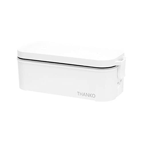 THANKO 車中泊で炊き立てご飯 車載用12V弁当箱炊飯器 TKLUN21W シガーソケット電源