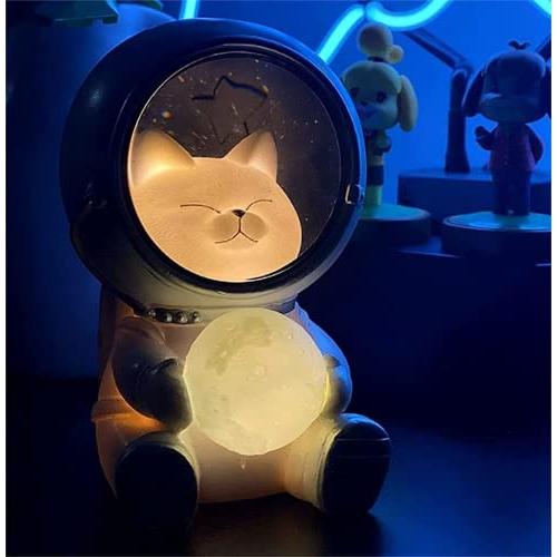 ペットギャラクシーガーディアン 星空プロジェクター 猫用常夜灯 LEDナイトライト ベッドサイドテー...