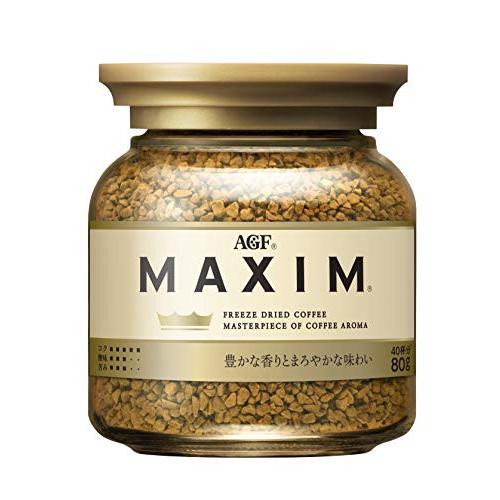 AGF マキシム 瓶 【 インスタントコーヒー 】【 詰め替え 瓶 】 80グラム (x 2)