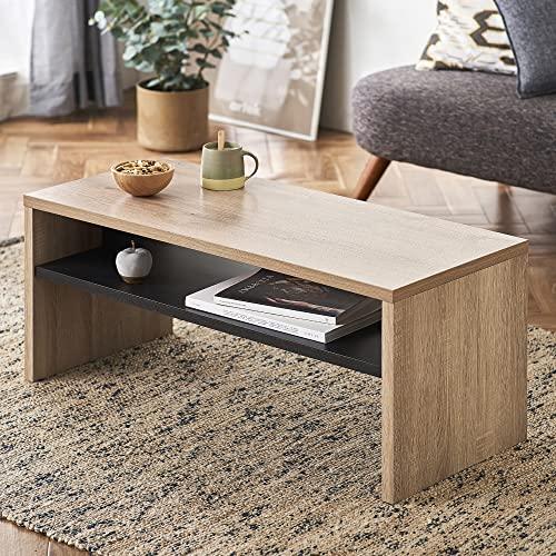 アイリスオーヤマ リビングテーブル テーブル デスク LTB-890W ライトナチュラル 幅89cm