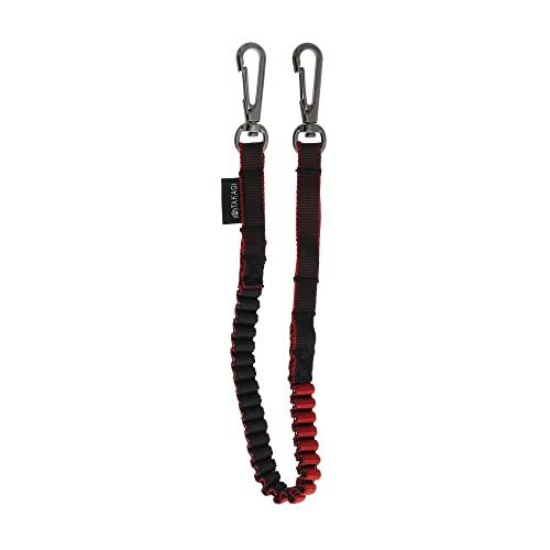 高儀(Takagi) 布製セーフティコード 1kg RED&amp;BLACK 最大伸長約700mm 布製だ...