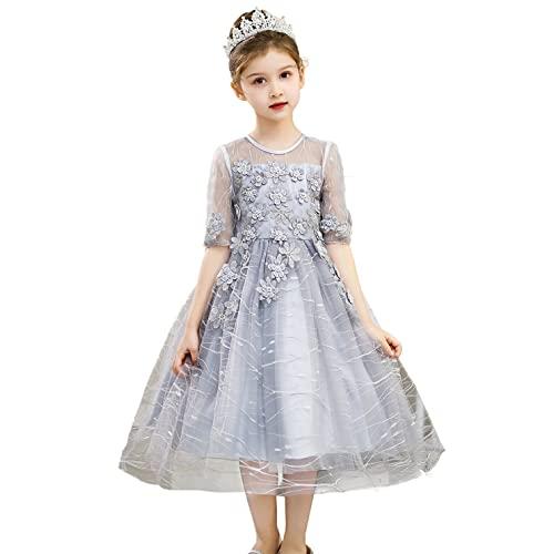[ハニー ベービー] 子供ドレス キッズ レースワンピース チュール 女の子ジュニアドレス 発表会 ...