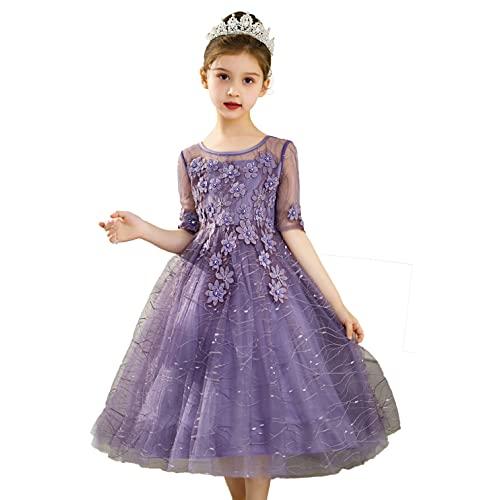 [ハニー ベービー] 子供ドレス キッズ レースワンピース チュール 女の子ジュニアドレス 発表会 ...