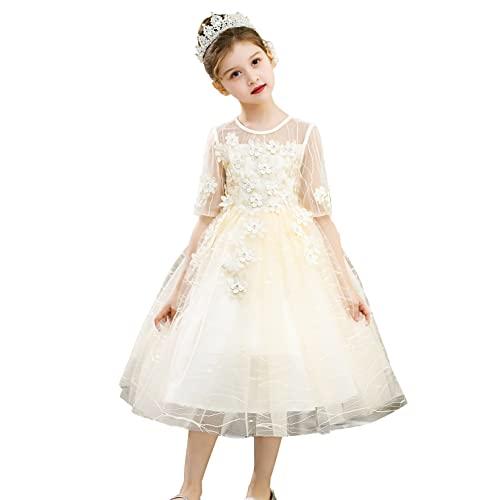 [ハニー ベービー] 子供ドレス キッズ レースワンピース チュール 女の子ジュニアドレス 発表会 ...