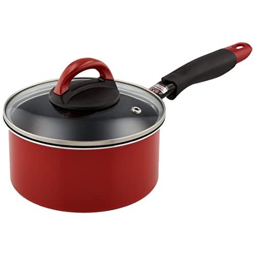 ベストコ IH 片手鍋 ソースパン 16cm レッド ブラック ND-3165 パスト ヴォーナ