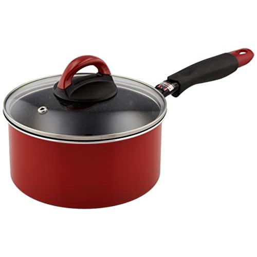 ベストコ IH 片手鍋 ソースパン 18cm レッド ブラック ND-3166 パスト ヴォーナ