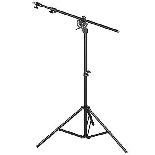 Selens ヘビーデューティライトスタンド 280cm ブームアーム両用設計 エアクッションタイプ...