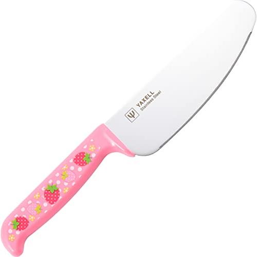 ヤクセル 安全な 子供向け 包丁 ギザ刃 日本製 食洗器対応 抗菌 22cm おままごと お菓子作り...