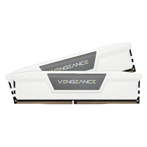 Corsair DDR5-5200MHz デスクトップPC用 メモリ ホワイト VENGANCEシリ...