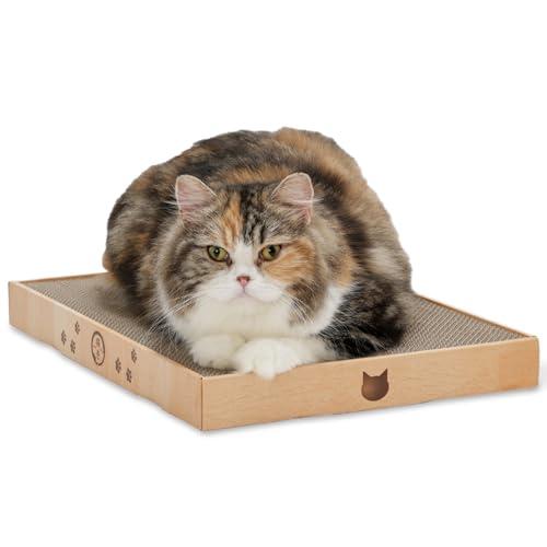 猫壱 バリバリパッド ワイドプラス 爪研ぎ ライトブラウン