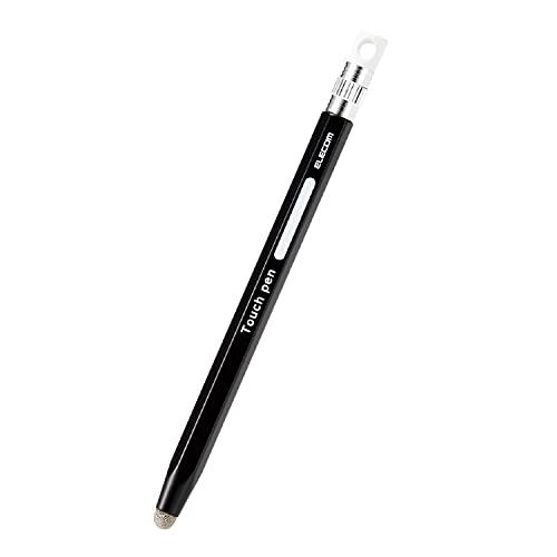 エレコム(ELECOM) タッチペン 六角鉛筆型 子ども向け ストラップホール付き 導電繊維タイプ ...