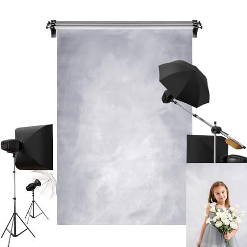 Kate 2.5x3m ライトグレーの背景布 ビンテージ背景 ポートレート写真の背景 写真スタジオ ...