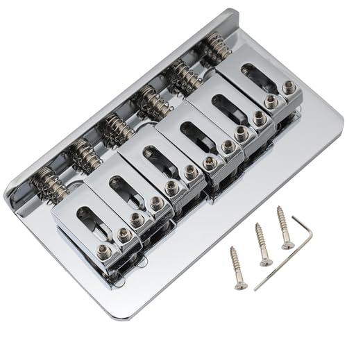 Musiclily Pro 10.8mm モダンスタイル ハードテイル固定ブリッジ インポートストラ...
