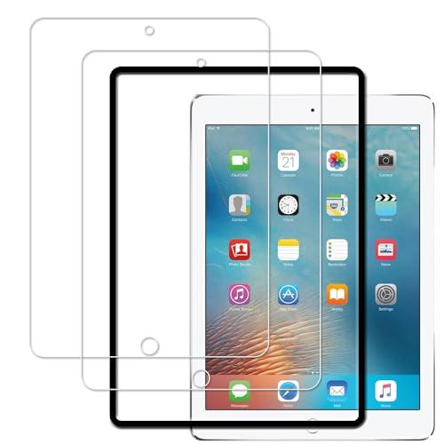 【2枚セット】ガイド枠付き KPNS 日本素材製 強化ガラス ipad 9.7 インチ / 5世代2...
