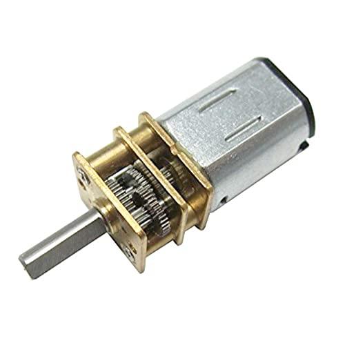 CHANCS N20 DCギアボックスモーター6V 800RPMシャフト長10mmロボットホイールD...