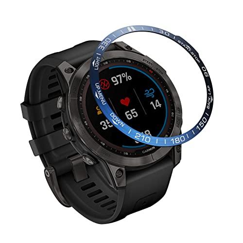 SHEAWA for Garmin(ガーミン) Fenix 7X ベゼルリング 保護リング アルミ ...