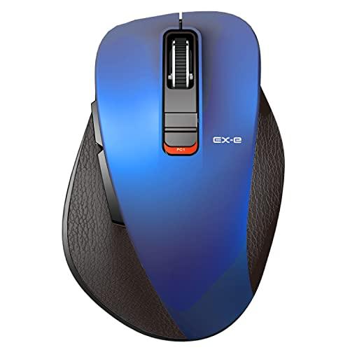 エレコム ワイヤレスマウス Bluetooth EX-G 握りの極み 静音設計 5ボタン マルチペア...