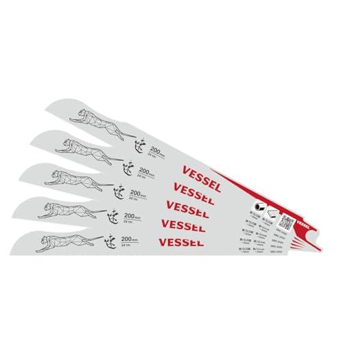 ベッセル(VESSEL) セーバーソーブレード チーター 金属 鉄工用 24山 刃厚0.9mm 全長...