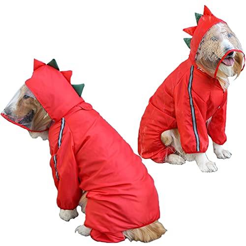 養楽堂 犬用レインコート 犬レインコート 犬 カッパ 犬服 ペット雨具 梅雨 対応 反射テープ付 着...