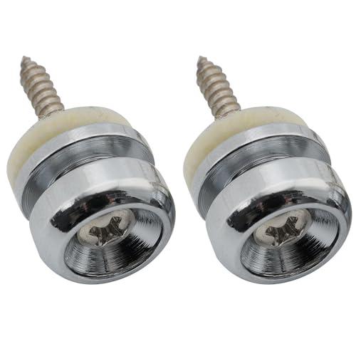 Musiclily Pro 14mm ストラップピン エンドピン スチール製 エレキギター/アコース...