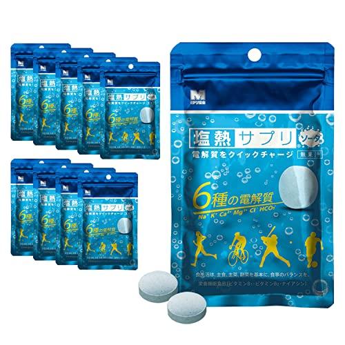 ミドリ安全 塩熱サプリ 電解質をクイックチャージ 乾いたカラダに塩分補給 ソーダ 30g （約24粒...