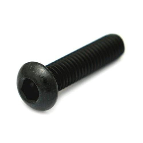 ステンレス/SSブラック ボタンキャップ (全ねじ) Ｍ５×１５ (8本入り)