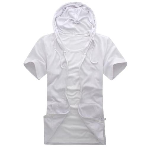 [EASTEMPO] パーカー メンズ 半袖 夏 薄手 ジップアップ ゆったり 大きいサイズ (XL...