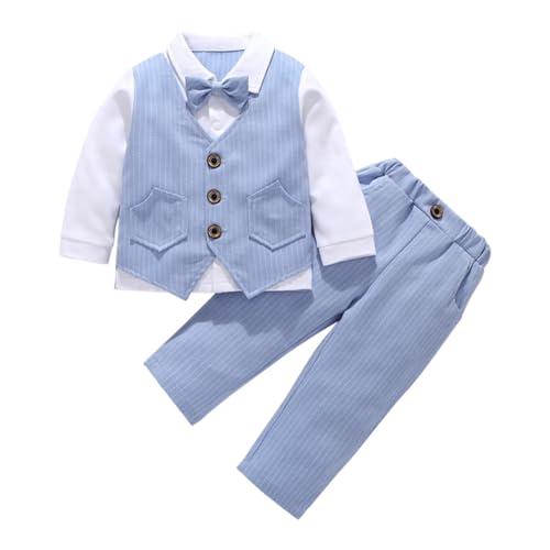 [Suerba] ベビーフォーマル 男の子 スーツ ベスト 子供服 子供タキシード 上下セット 七五...