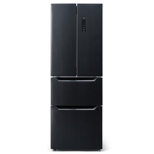 アイリスオーヤマ 冷蔵庫 320L ブラック 幅63.5cm IRSN-32B-B 2ドア フレンチ...